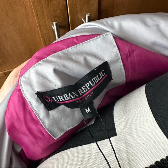 Urban Republic || light gray long puffer jacket - Picture 3 of 9